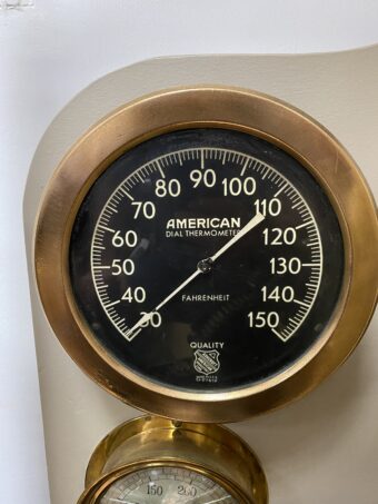 Manómetro American Dial Thermometer.