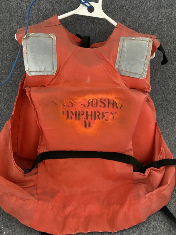 Chaleco salvavidas del buque USNS Joshua Humphreys
