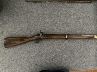 Carabina de oficial de marina M 1857 . Inerte