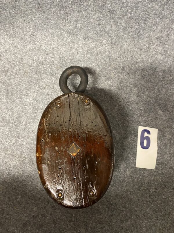 Polea de madera con tres roldanas de nilón - Image 3