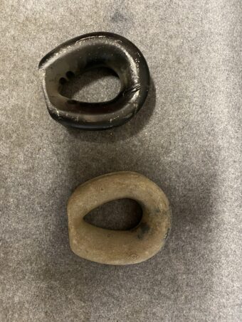Guardacabos de aluminio para cabo de 55 mm ( dos unidades )