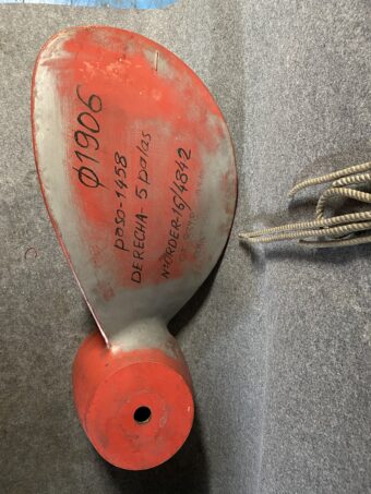 Molde de madera  pala  hélice