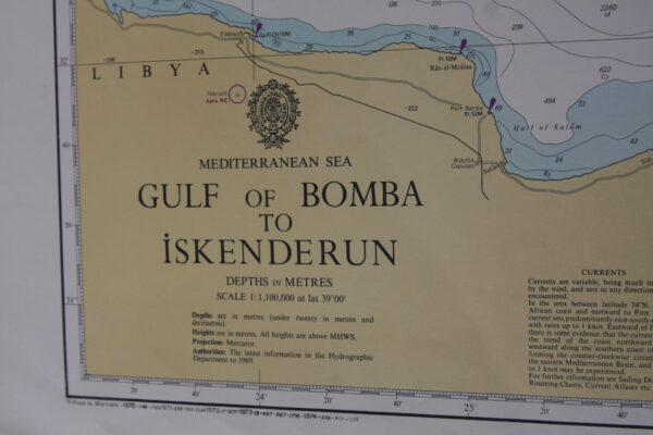 Gulf of Bomba to Iskenderum. Mediterranean Sea. nº183 - Image 2