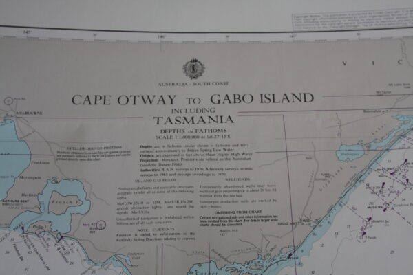 Cape Otway to Gabo Island including Tasmania. nº AUS422 - Image 2