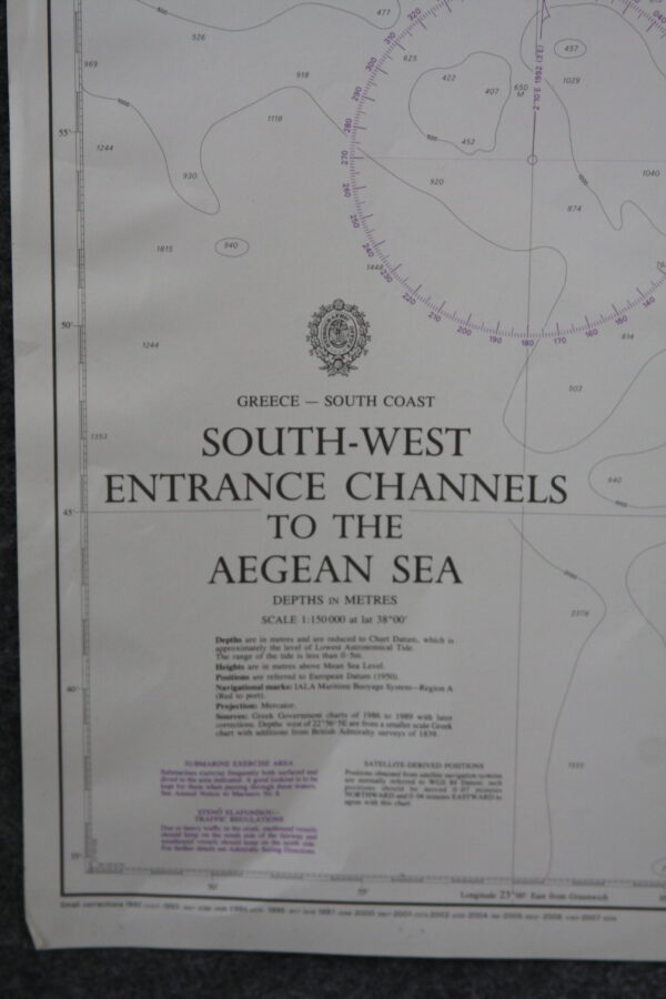 South-West entrance Channels to the Aegean Sea. nº 1030 - Image 2