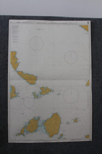 Nisos Naxos to Vrakhoi-Kaloyeroi. Aegean Sea . Greece. nº 1041