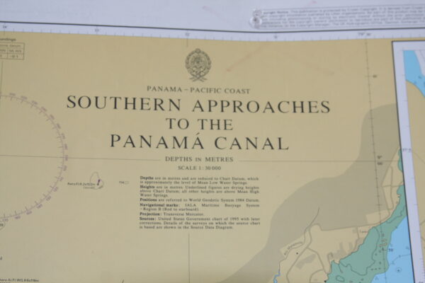 Southern approaches to the Panama Canal. Panama Pacific Coast. nº1401 - Image 2