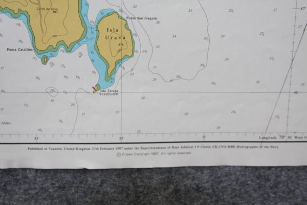 Southern approaches to the Panama Canal. Panama Pacific Coast. nº1401 - Image 3