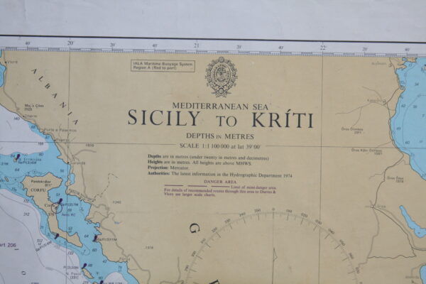 Sicily to Kriti. Mediterranean Sea. nº 1439 - Image 2