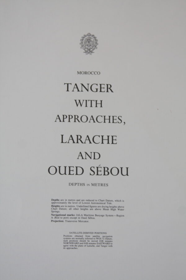 Tanger with approaches Larache and Oued Sebou. Morocco. nº1912 - Image 2