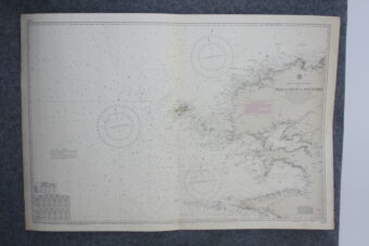 Raz de Sein to Goulven , including Brest and Ushant. France North west coast . nº2643