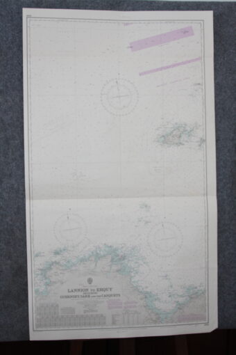 Lannion to Erquy including Guernsey Sark and The Casquets. France North coast. nº 2668