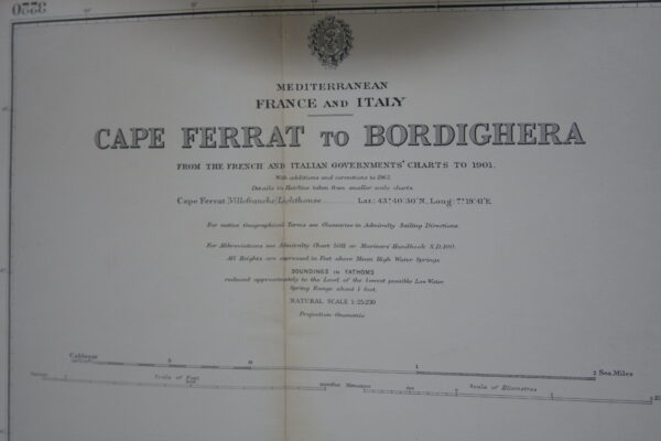 Cape Ferrat to Bordiguera. Port Monaco. Mediterranean . France and Italy. nº3220 - Image 2