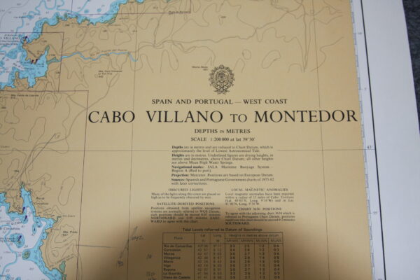 Cabo Villano to Montedor. Spain and Portugal West coast. nº3633 - Image 2