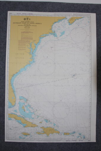 Southeast coast of North America including The Bahamas and Greater Antilles. North Atlantic Ocean. nº 4403