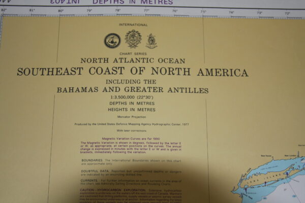 Southeast coast of North America including The Bahamas and Greater Antilles. North Atlantic Ocean. nº 4403 - Image 2