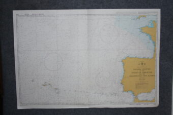 English channel to The Strait of Gibraltar and The Archipelago dos Azores. North Atlantic Ocean. nº 4103