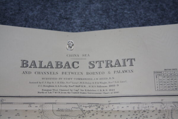 Balabak Strait and channels between Borneo & Palawan . China Sea. nº 948 - Image 2