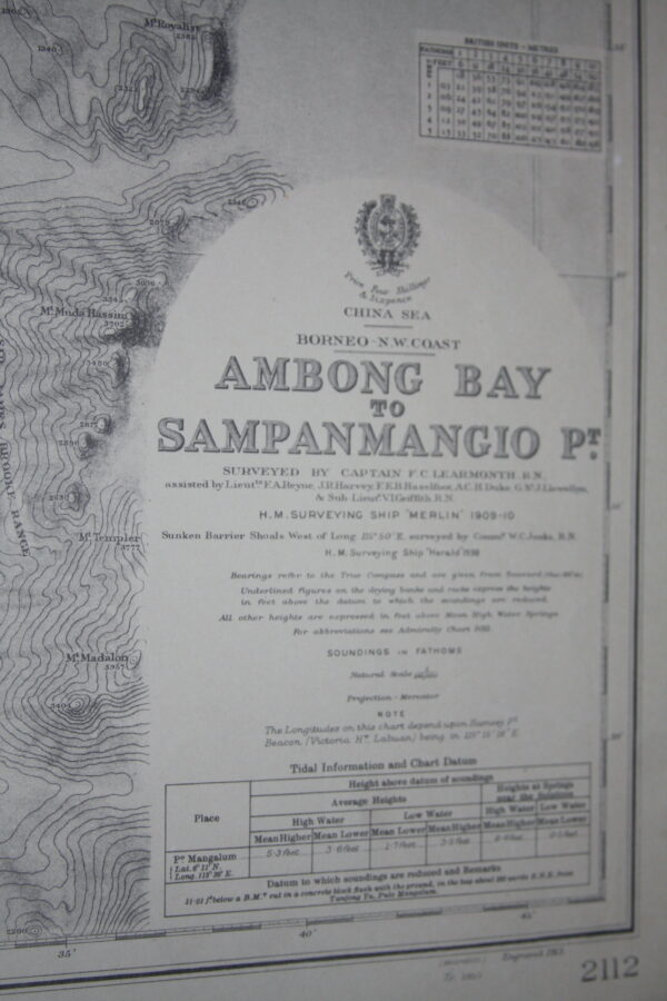 Ambong Bay to Sampanmangio Point. Borneo - Nw coast - China Sea. nº2112 - Image 2
