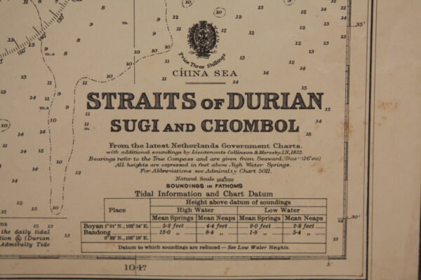 Straits of Durian , Sugi and Chombol. China Sea. nº2402 - Image 2