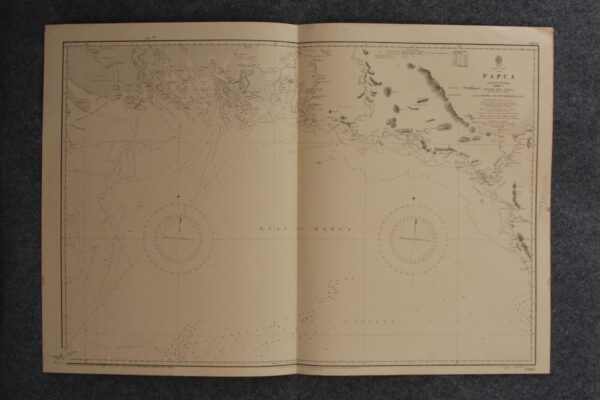 Cape Blackwood to Freshwater Bay (sheet 4). Papua or New Guinea. British New Guinea south coast. Pacific Ocean. nº2120