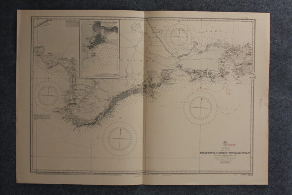 Sevastopol to Kerch-Yenikale Strait. Black Sea (sheet IV). nº2233