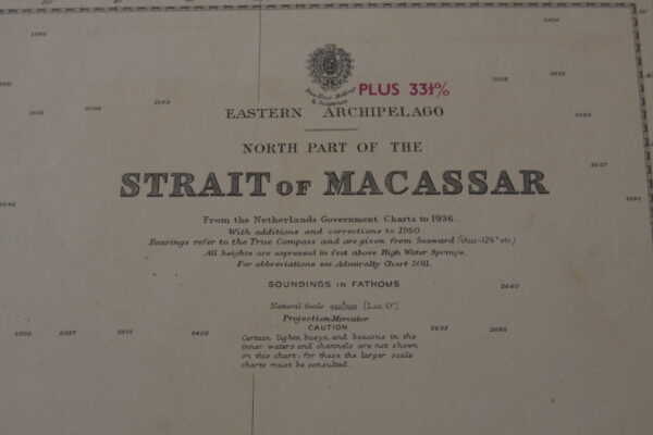 Strait of Macassar North part. Eastern archipelago. nº 2636 - Image 2