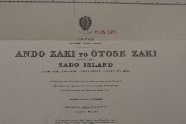 Ando Zaki to Otose Zaki including Sado Island . Japan - Honshu West coast. nº 3003 - Image 2