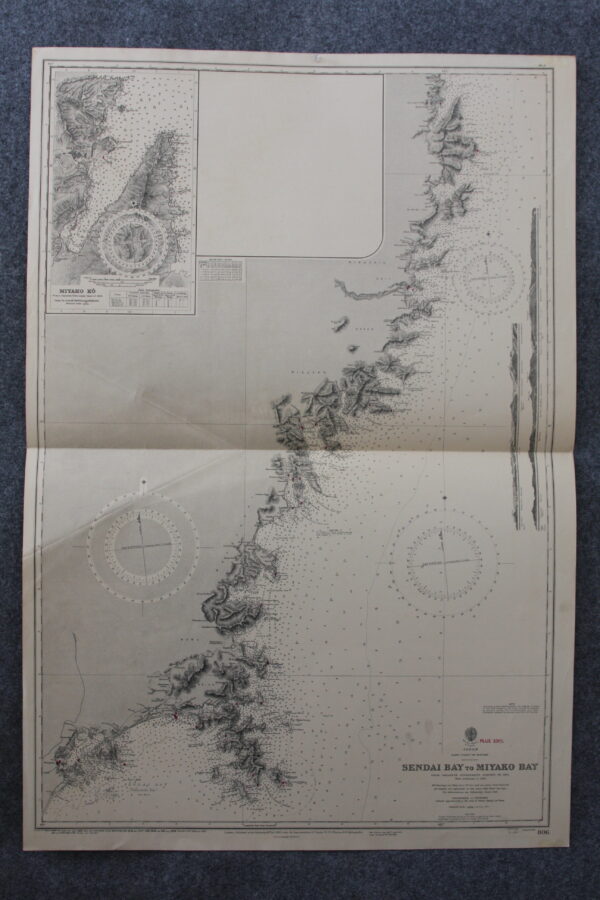 Sendai Bay to Miyako Bay. Japan - East coast of Honshu. nº 806