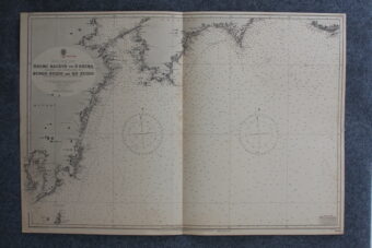Osumi Kaikyo to O Shima showing the approaches to Bongo Suido and Kii Suido. Japan South coast. nº 1648