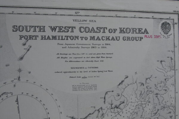 South West coast of Korea. Port Hamilton to Mackau Group. Yellow Sea. nº 3365 - Image 2