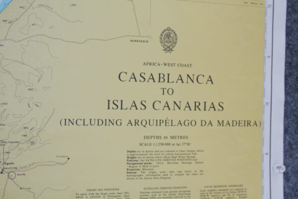 Casa Blanca to Islas Canarias Including Archipelago da Madeira. Africa West coast. nº 3133 - Image 2