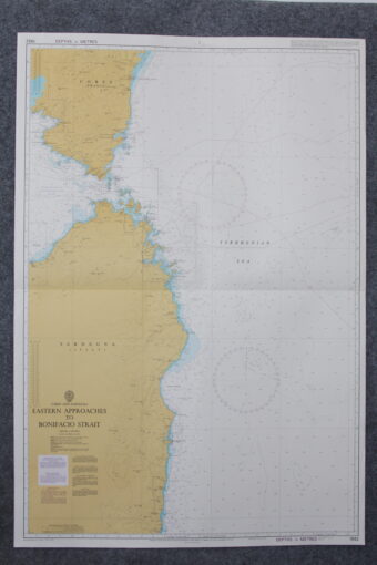 Eastern approaches to bonifacio Strait. Corse and Sardegna. nº1992