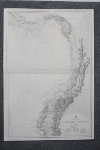 Pta de Sta Elena to golfo Dulce. South America - West coast. nº 3318