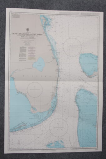 Cape Canaveral to Cape West including The Western part of The Bahama banks. Strait of Florida. nº 2866