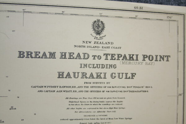 Bream Head to Tepaki Point including Hauraki Gulf. New Zealand - North Island . East coast. nº3565 - Image 2