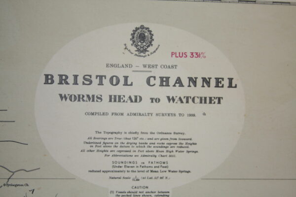 Bristol Channel - Worms Head to Watchet. England West coast. nº 1165 - Image 2