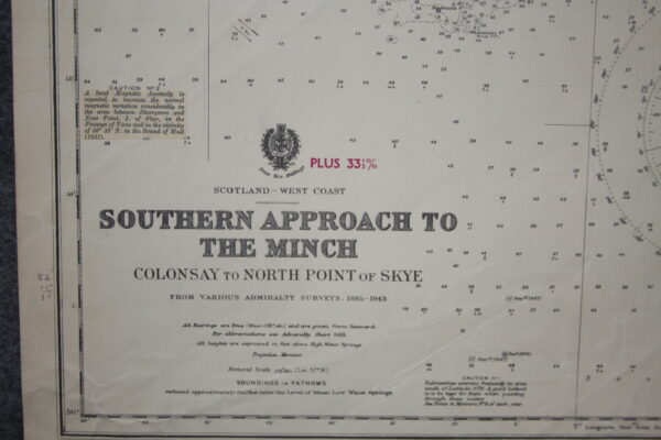 Southern approach to the Minch. Scotland West coast. nº 3674 - Image 2