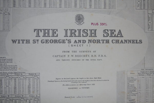 The Irish Sea - with St George´s and North Channels (sheet I) . nº 1825a - Image 2