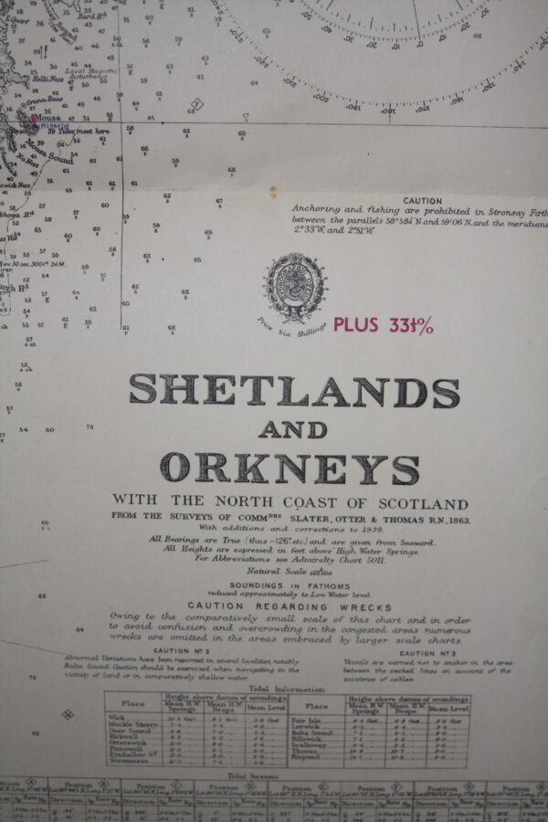 Shetlands and Orkney , with The North coast of Scotland. nº 2397b - Image 2