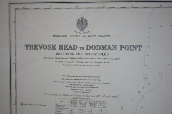 Trevose Head to Dodman Point including The Scilly isles. England South and West coast. nº 2565 - Image 2
